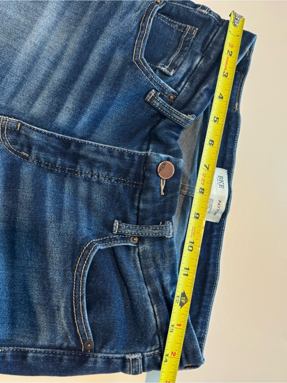 BKE Women's Flare Jeans in Medium Blue Wash - Picture 3 of 8